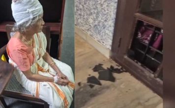 ലഹരിസംഘം വീട് കയറി ആക്ര മിച്ചു; തൃശൂരിൽ വയോധികയ്ക്ക് പരി ക്ക്.